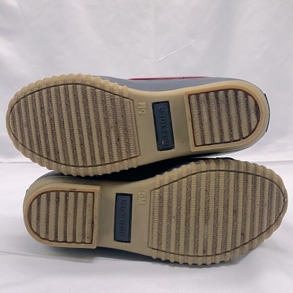 Tommy Hilfiger RINAH Dark Blue Rain Duck Boot Size 5 - Picture 10 of 12